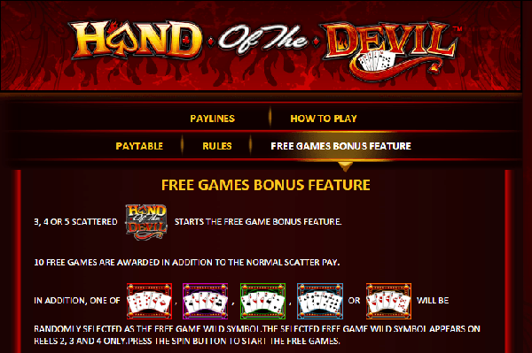 Игровой автомат Hand of the Devil - обыграй дьявола в казино Вулкан