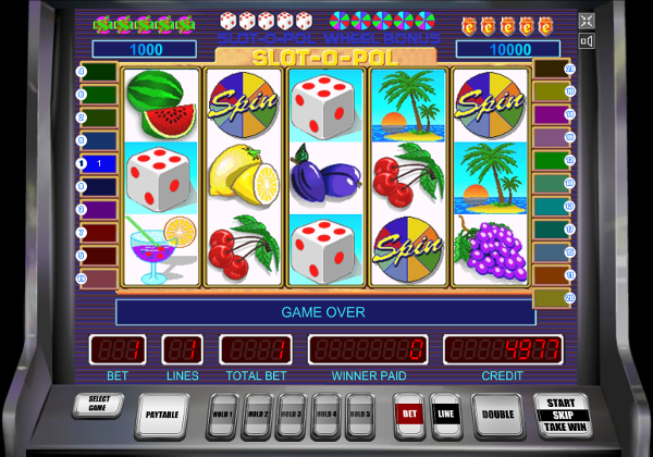 Игровой автомат Slot-o-pol - регулярные выигрыши для любителей ретро
